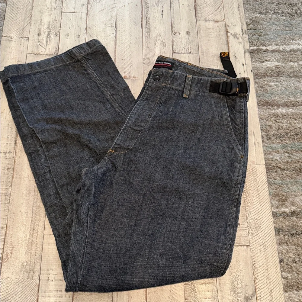 Polo by Ralph Lauren Dark Denim Jeans with Integrated Belt 34x34